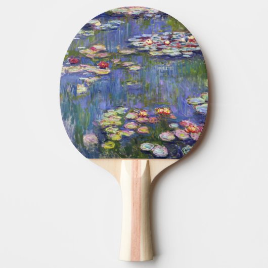 Claude Monet - Water Lilies / Nympheas Tafeltennisbatje (Voorkant)