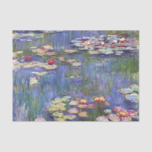 Claude Monet - Water Lilies / Nympheas Tissuepapier (Voorkant)