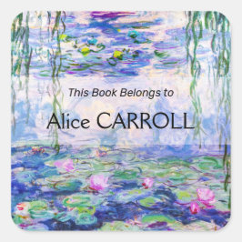 Claude Monet - Water Lilies / Nympheas Vierkante Sticker