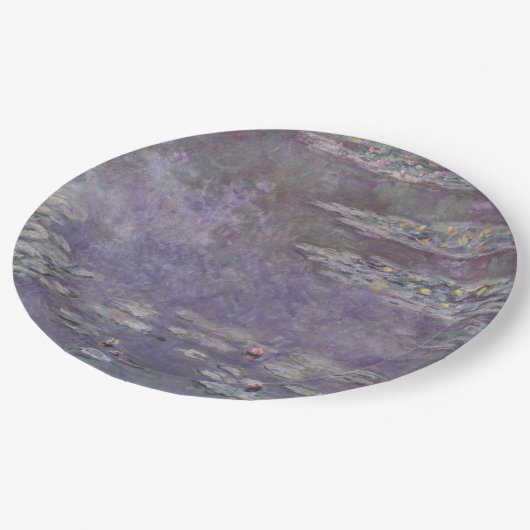 Claude Monet - Water Lilies Paper Papieren Bordje (Gekanteld)