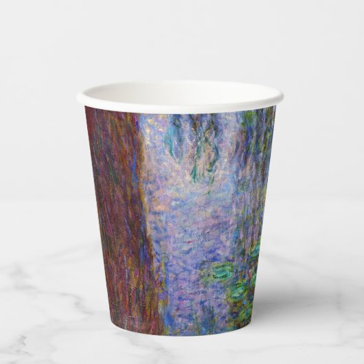 Claude Monet - Water Lilies Papieren Bekers (Voorkant)