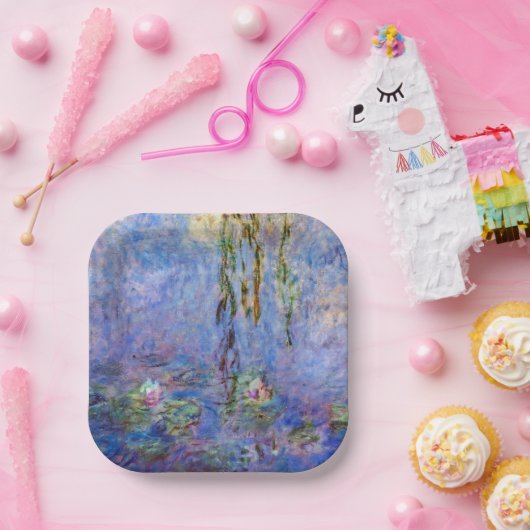 Claude Monet - Water Lilies Papieren Bordje (Feest)