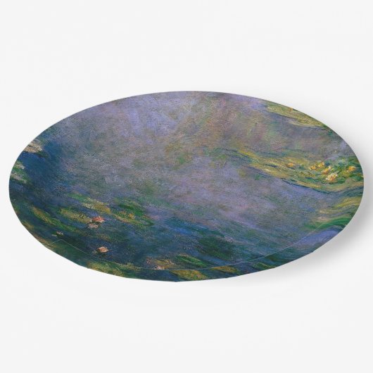 Claude Monet - Water Lilies Papieren Bordje (Gekanteld)