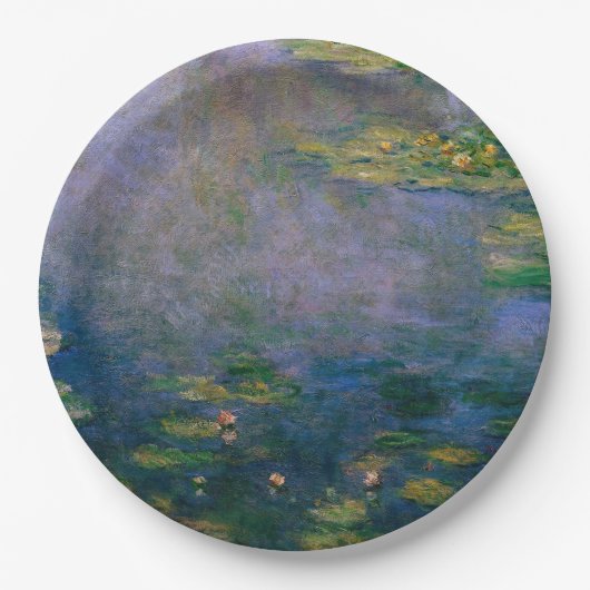 Claude Monet - Water Lilies Papieren Bordje (Voorkant)