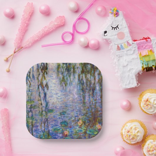 Claude Monet - Water Lilies Papieren Bordje (Feest)