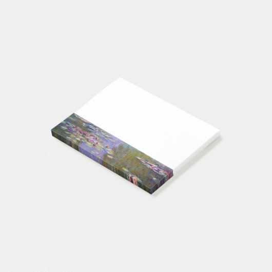 Claude Monet Water Lilies Post-it® Notes (Schuin)