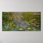 Claude Monet Water Lilies Poster (Voorkant)