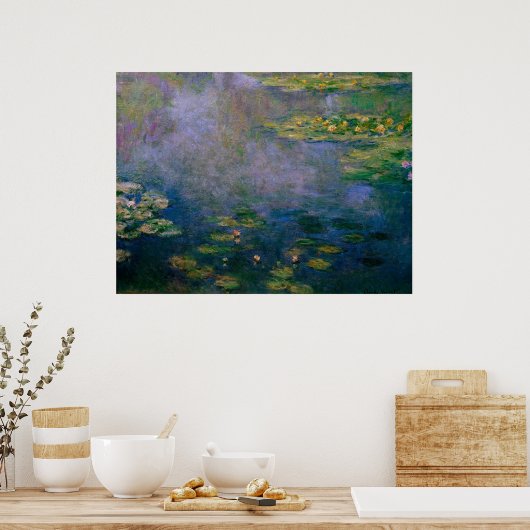 Claude Monet - Water Lilies Poster (Keuken)