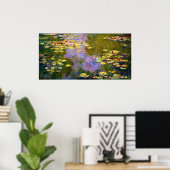 Claude Monet: Water Lilies Poster (Thuiskantoor)