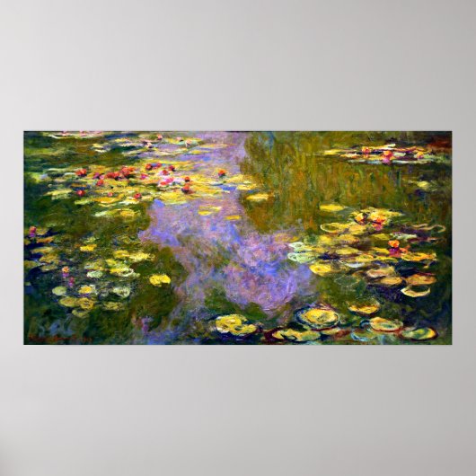 Claude Monet: Water Lilies Poster (Voorkant)