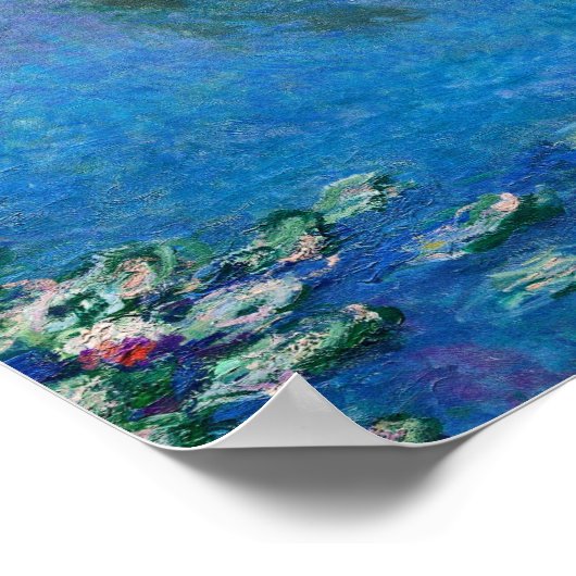 Claude Monet - Water Lilies Poster (Hoek)