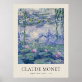 Claude Monet Water Lilies Poster (Voorkant)