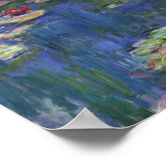 Claude Monet - Water Lilies Poster (Hoek)