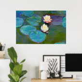 Claude Monet - Water Lilies Poster (Thuiskantoor)