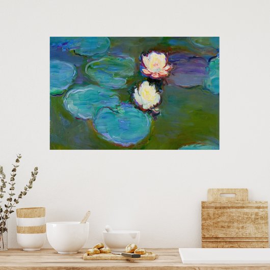 Claude Monet - Water Lilies Poster (Keuken)