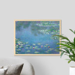 Claude Monet Water Lilies Poster<br><div class="desc">Poster van Waterlelies beeldende kunst schilderij van botanische natuur landschap door Claude Monet</div>