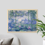 Claude Monet Water Lilies Poster<br><div class="desc">Poster van Waterlelies beeldende kunst schilderij van botanische natuur landschap door Claude Monet</div>