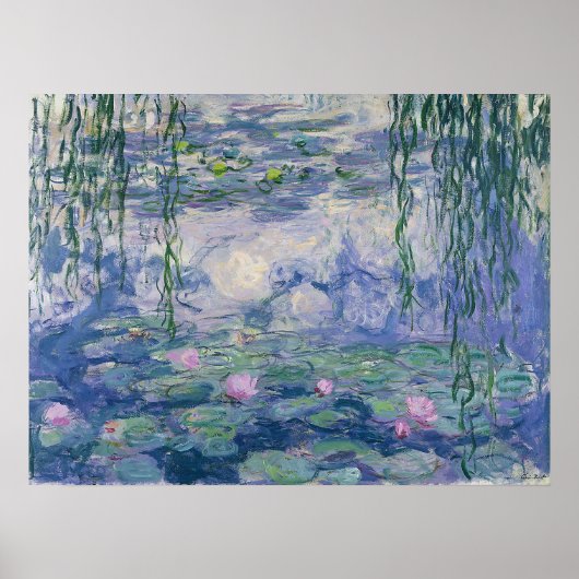 Claude Monet Water Lilies Poster (Voorkant)