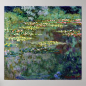 Claude Monet Water Lilies Poster (Voorkant)