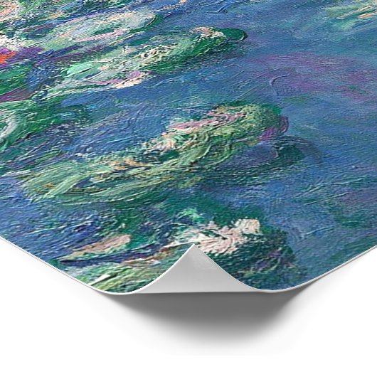 Claude Monet Water Lilies Poster (Hoek)