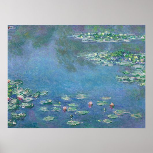 Claude Monet Water Lilies Poster (Voorkant)
