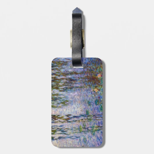Claude Monet - Water Lilies - QR-code Bagagelabel (Achterkant verticaal)