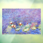 Claude Monet - Water Lilies Raamsticker (Vel 3)