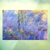 Claude Monet - Water Lilies Raamsticker (Vel 3)