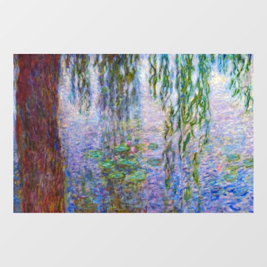 Claude Monet - Water Lilies Raamsticker (Vel)