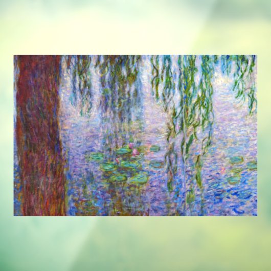 Claude Monet - Water Lilies Raamsticker (Vel 3)