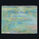 Claude Monet Water Lilies Series 2024 Kalender<br><div class="desc">Claude Monet is een Master of Art. Bekend als de vader van het impressionisme, Monet werd geboren in Frankrijk in 1840 en stierf in 1926. Hij schilderde natuur zoals hij het waarnam. Zijn waterlelies-serie belichaamt zijn liefde voor natuur en fascinatie voor licht, die hij in de meeste van zijn schilderijen...</div>