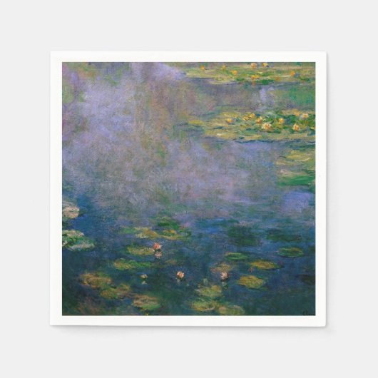 Claude Monet - Water Lilies Servet (Voorkant)