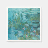 Claude Monet Water Lilies Servet (Voorkant)