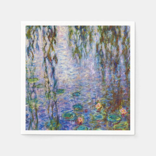 Claude Monet - Water Lilies Servet (Voorkant)