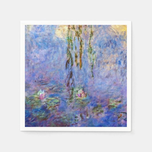 Claude Monet - Water Lilies Servet (Voorkant)