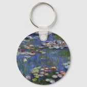 Claude Monet Water Lilies Sleutelhanger (Voorkant)