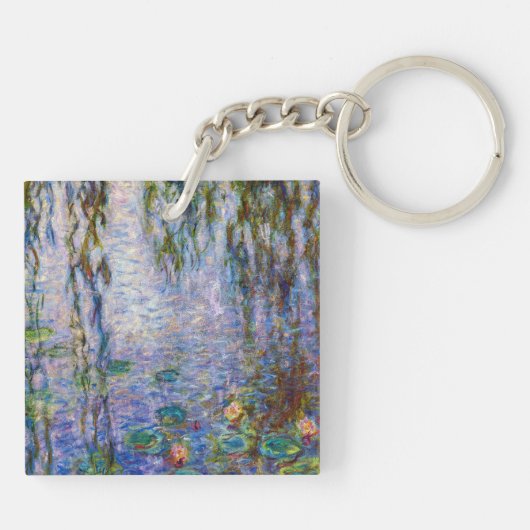 Claude Monet - Water Lilies Sleutelhanger (Achterkant)