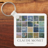 Claude Monet Water Lilies Sleutelhanger (Voorkant)