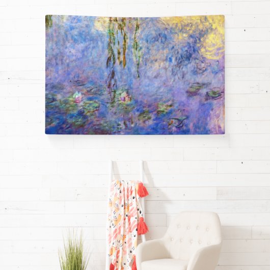 Claude Monet - Water Lilies Spandoek (Insitu)