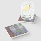 Claude Monet - Water Lilies Stenen Onderzetter (Zijkant)