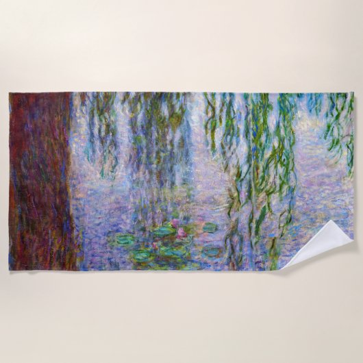 Claude Monet - Water Lilies Strandlaken (Voorkant)