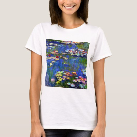 Claude Monet Water Lilies T-shirt (Voorkant)