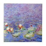Claude Monet - Water Lilies Tegeltje<br><div class="desc">Water Lilies / Nympheas door Claude Monet in 1916-1919</div>