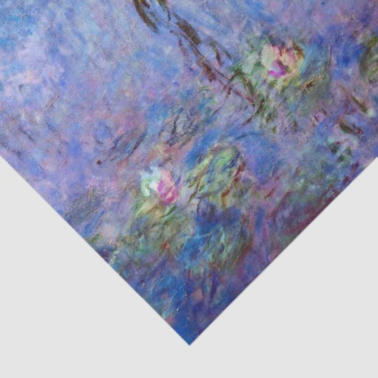 Claude Monet - Water Lilies Tissuepapier (Detail)