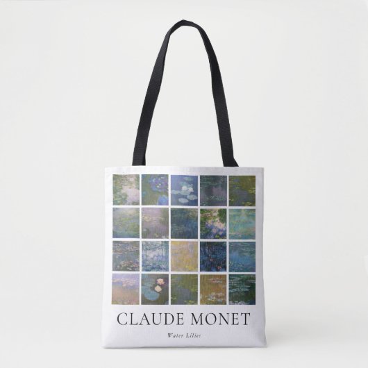 Claude Monet Water Lilies Tote Bag (Voorkant)