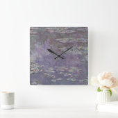 Claude Monet - Water Lilies Vierkante Klok (Huis)