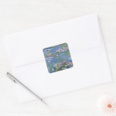 Claude Monet // Water Lilies Vierkante Sticker (Envelop)