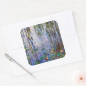 Claude Monet - Water Lilies Vierkante Sticker (Envelop)