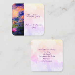 Claude Monet Water Lilies Weddenschap Hartelijk da Notitiekaartje