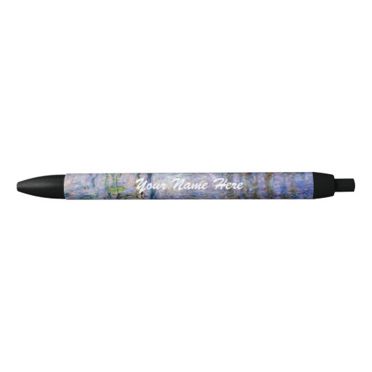 Claude Monet - Water Lilies Zwarte Inkt Pen (Voorkant)